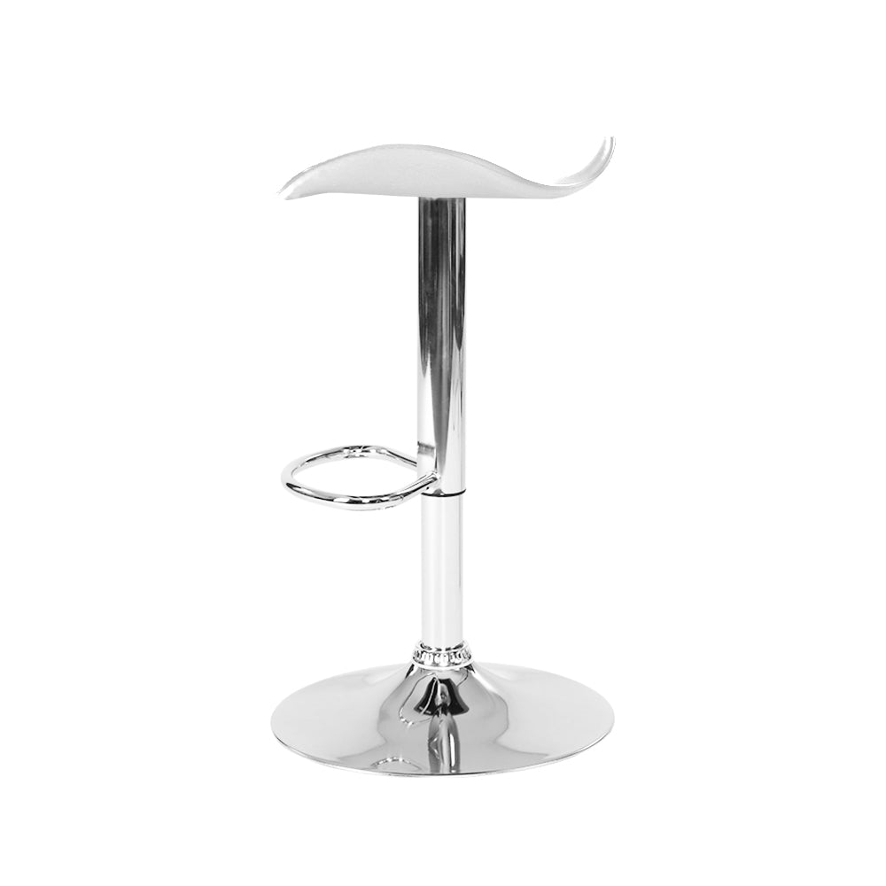 Artiss Set of 4 Swivel Bar Stools - White