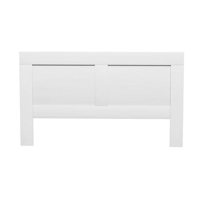 Artiss Bed Frame King Size Bed Head with Shelves Headboard Bedhead Base White