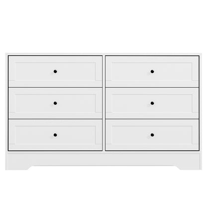 Artiss 6 Chest of Drawers Cabinet Dresser Table Tallboy Storage Bedroom White