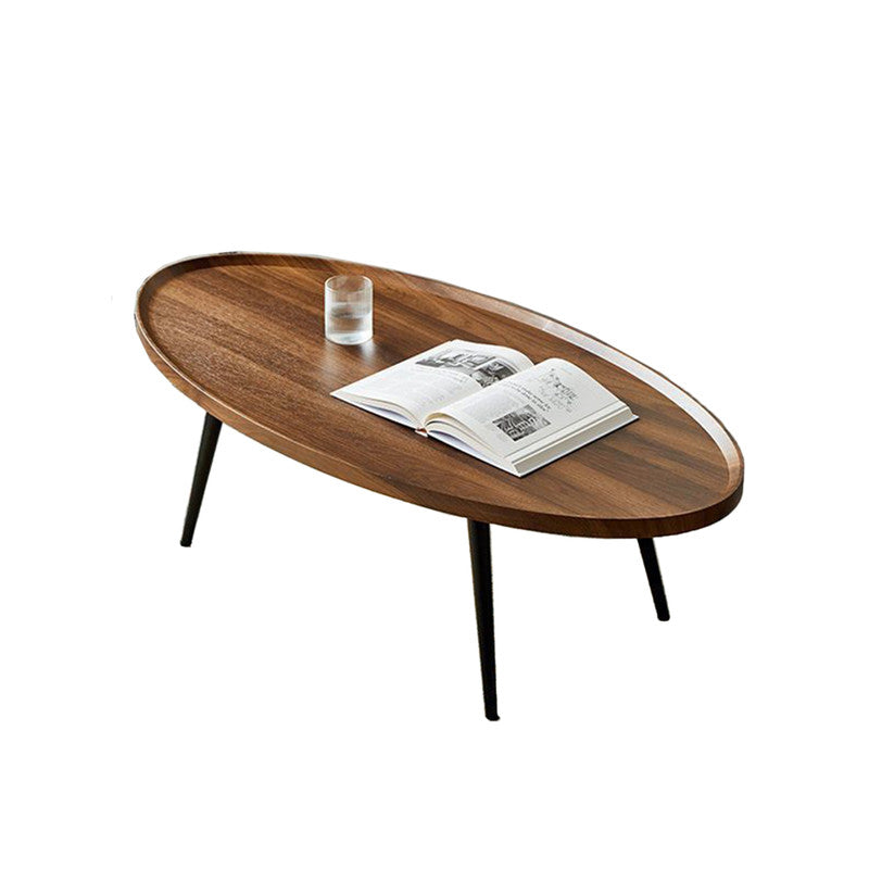 Coffee Table Living Room Accent Oval Table Contemporary Style Leisure Tea Table